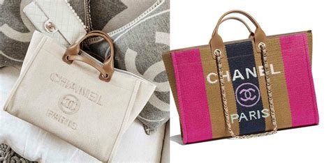 chanel leather tote bag beige|The Complete Guide to the Chanel Deauville Tote Bag.